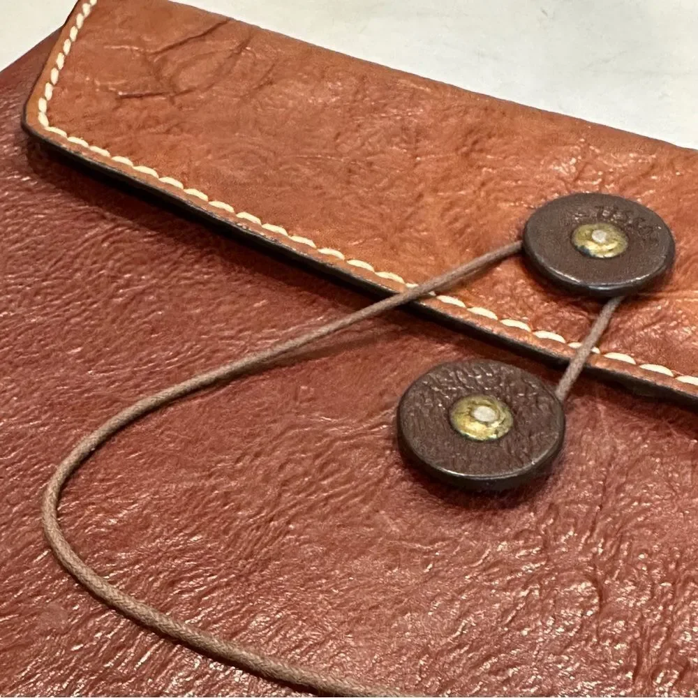 Fossil | vintage Brown Leather tech pouch